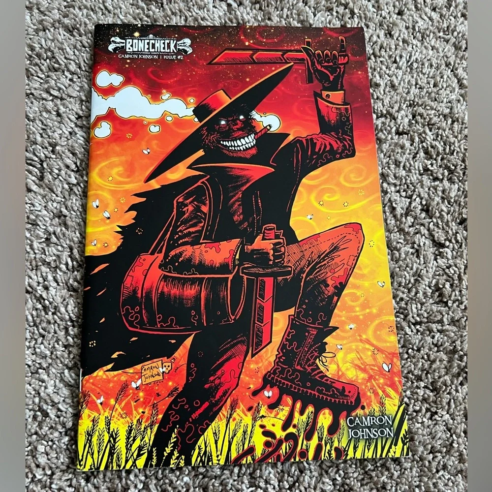 Bonecheck Comic Books Lot of 4 2022-2024 Camron Johnson Legends Comic Publishing